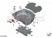 BMW Motorrad BMW 2021 K models K 1600 Bagger 22 (0F61, 0F63) Topcase bottom section | Topcase bottom section