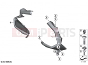BMW Motorrad BMW 2021 K models K 1600 Bagger 22 (0F61, 0F63) Hand protector | Hand protector
