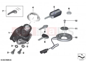BMW Motorrad BMW 2021 K models K 1600 Bagger 22 (0F61, 0F63) Radio-controlled locking system | Radio-controlled locking system