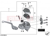 BMW Motorrad BMW 2021 K models K 1600 Bagger 22 (0F61, 0F63) Handbrake control assembly | Handbrake control assembly