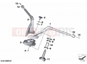 BMW Motorrad BMW 2021 K models K 1600 Bagger 22 (0F61, 0F63) Handlebar | Handlebar