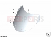 BMW Motorrad BMW 2021 K models K 1600 Bagger 22 (0F61, 0F63) Windshield, low | Windshield, low