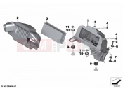 BMW Motorrad BMW 2021 K models K 1600 Bagger 22 (0F61, 0F63) Intake sound system | Intake sound system