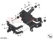 BMW Motorrad BMW 2021 K models K 1600 Bagger 22 (0F61, 0F63) Holder, control units | Holder, control units