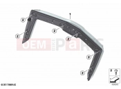 BMW Motorrad BMW 2021 K models K 1600 Bagger 22 (0F61, 0F63) Rear light, topcase | Rear light, topcase