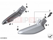 BMW Motorrad BMW 2021 K models K 1600 Bagger 22 (0F61, 0F63) Rear side panel | Rear side panel