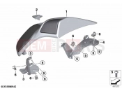 BMW Motorrad BMW 2021 K models K 1600 Bagger 22 (0F61, 0F63) Covers rear speaker | Covers rear speaker