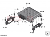 BMW Motorrad BMW 2021 K models K 1600 Bagger 22 (0F61, 0F63) Control unit, audio system | Control unit, audio system