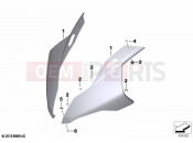 BMW Motorrad BMW 2021 M models M 1000 RR (0E71,0E73) Upper trim section | Upper trim section