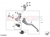 BMW Motorrad BMW 2021 M models M 1000 RR (0E71,0E73) Clutch control assembly | Clutch control assembly