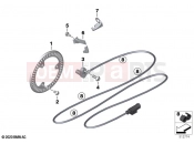 BMW Motorrad BMW 2021 M models M 1000 RR (0E71,0E73) Speed sensor, front | Speed sensor, front