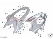 BMW Motorrad BMW 2021 M models M 1000 RR (0E71,0E73) Tail part | Tail part