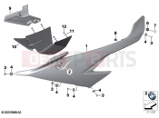 BMW Motorrad BMW 2021 M models M 1000 RR (0E71,0E73) Side trim panel | Side trim panel