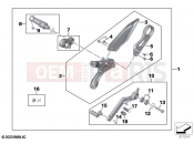 BMW Motorrad BMW 2021 M models M 1000 RR (0E71,0E73) Footrest system, right | Footrest system, right