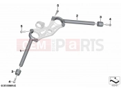 BMW Motorrad BMW 2021 M models M 1000 RR (0E71,0E73) Motorcycle handlebar | Motorcycle handlebar