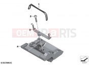 BMW Motorrad BMW 2021 M models M 1000 RR (0E71,0E73) Bracket, control unit 2 | Bracket, control unit 2