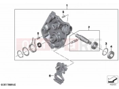 Shift control housing cover | Shift control housing cover - BMW Motorrad R 1250 GS Adv. 21 (0M14) 2021