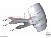 Mudguard rear | Mudguard rear - BMW Motorrad R 1250 GS Adv. 21 (0M14) 2021