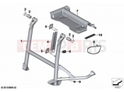 Centre stand | Centre stand - BMW Motorrad R 1250 GS Adv. 21 (0M14) 2021