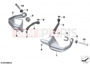 Hand protector 2 | Hand protector 2 - BMW Motorrad R 1250 GS Adv. 21 (0M14) 2021