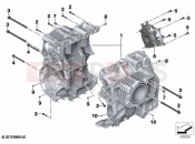 Screw connection, crankcase | Screw connection, crankcase - BMW Motorrad R 1250 GS Adv. 21 (0M14) 2021
