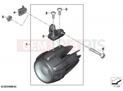 LED additional headlight 