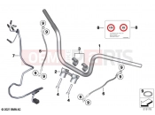 BMW Motorrad BMW 2022 R models R 18 (0L11, 0L13) Handlebars Pro Step and riser 2 | Handlebars Pro Step and riser 2