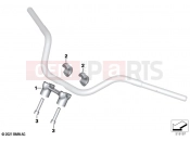 BMW Motorrad BMW 2022 R models R 18 (0L11, 0L13) Handlebars Series and riser | Handlebars Series and riser