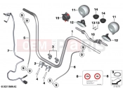 BMW Motorrad BMW 2022 R models R 18 (0L11, 0L13) Handlebars King Ape and riser | Handlebars King Ape and riser