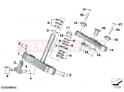 BMW Motorrad BMW 2022 R models R 18 (0L11, 0L13) Fork bridge, bottom / top | Fork bridge, bottom / top