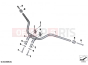 BMW Motorrad BMW 2022 R models R 18 (0L11, 0L13) Motorcycle handlebar | Motorcycle handlebar