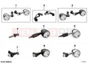 BMW Motorrad BMW 2022 R models R 18 (0L11, 0L13) LED turn indicators front | LED turn indicators front