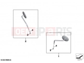 BMW Motorrad BMW 2022 R models R 18 (0L11, 0L13) Mirror 2 | Mirror 2