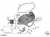 BMW Motorrad BMW 2022 R models R 18 (0L11, 0L13) Intake silencer, bottom | Intake silencer, bottom