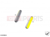 Rear reflector yellow side front | Rear reflector yellow side front - BMW Motorrad R 18 (0L11, 0L13) 2020
