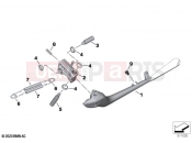 BMW Motorrad BMW 2021 R models R 18 Classic (0L21, 0L23) Side stand | Side stand