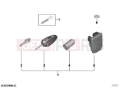 BMW Motorrad BMW 2021 R models R 18 Classic (0L21, 0L23) Single key locking system Keyless Ride | Single key locking system Keyless Ride