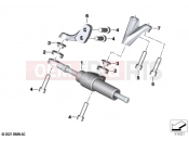 BMW Motorrad BMW 2021 R models R 18 Classic (0L21, 0L23) Steering damper | Steering damper