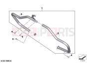 BMW Motorrad BMW 2021 R models R 18 Classic (0L21, 0L23) Engine protection bar | Engine protection bar