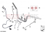 BMW Motorrad BMW 2021 R models R 18 Classic (0L21, 0L23) Handlebars Pro Step and riser | Handlebars Pro Step and riser