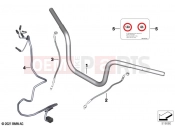 BMW Motorrad BMW 2021 R models R 18 Classic (0L21, 0L23) Pro Step handlebars | Pro Step handlebars