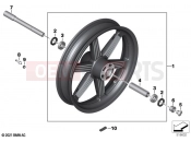 BMW Motorrad BMW 2021 R models R 18 Classic (0L21, 0L23) Cast rim, front 2 | Cast rim, front 2