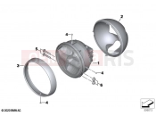 BMW Motorrad BMW 2021 R models R 18 Classic (0L21, 0L23) Headlight 2 | Headlight 2