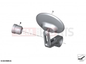 Mirror handlebar end | Mirror handlebar end - BMW Motorrad R nineT 20 (0L71,0L73) 2021