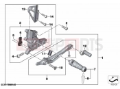 Footrest system, right | Footrest system, right - BMW Motorrad R nineT 20 (0L71,0L73) 2021