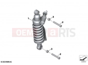 Spring strut, rear | Spring strut, rear - BMW Motorrad R nineT 20 (0L71,0L73) 2021