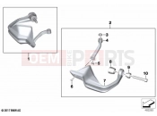Hand protector | Hand protector - BMW Motorrad R nineT 20 (0L71,0L73) 2021