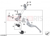 BMW Motorrad BMW 2023 S models S 1000 R (0E51, 0E53) Clutch control assembly 2 | Clutch control assembly 2
