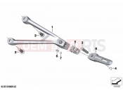 BMW Motorrad BMW 2021 S models S 1000 R (0E51, 0E53) Rear footrests