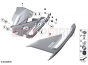 BMW Motorrad BMW 2021 S models S 1000 R (0E51, 0E53) Side trim panel | Side trim panel